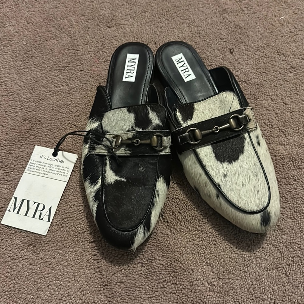 Myra Comfy Tie Mules